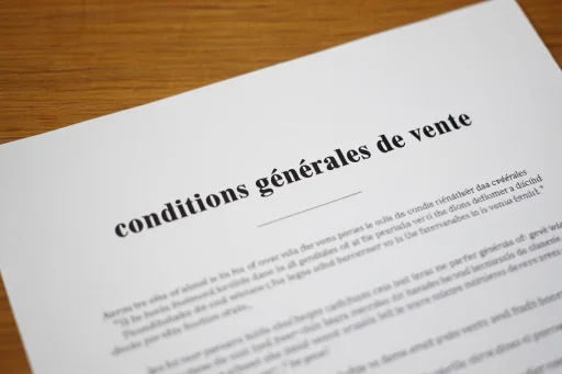 CGV Conditions générales de vente